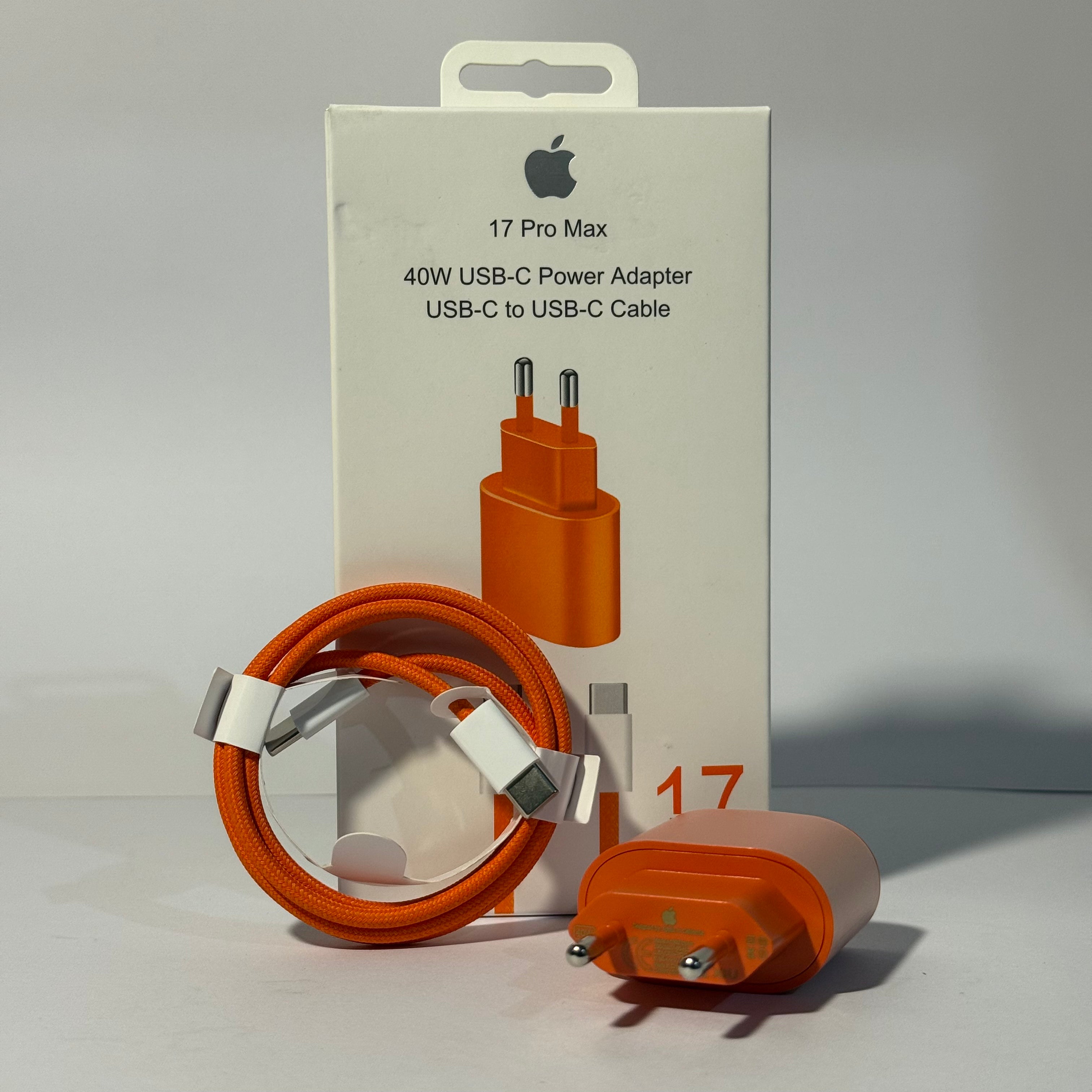 Kit de Carga Ultrarrápida 40W (Adaptador + Cable USB-C)