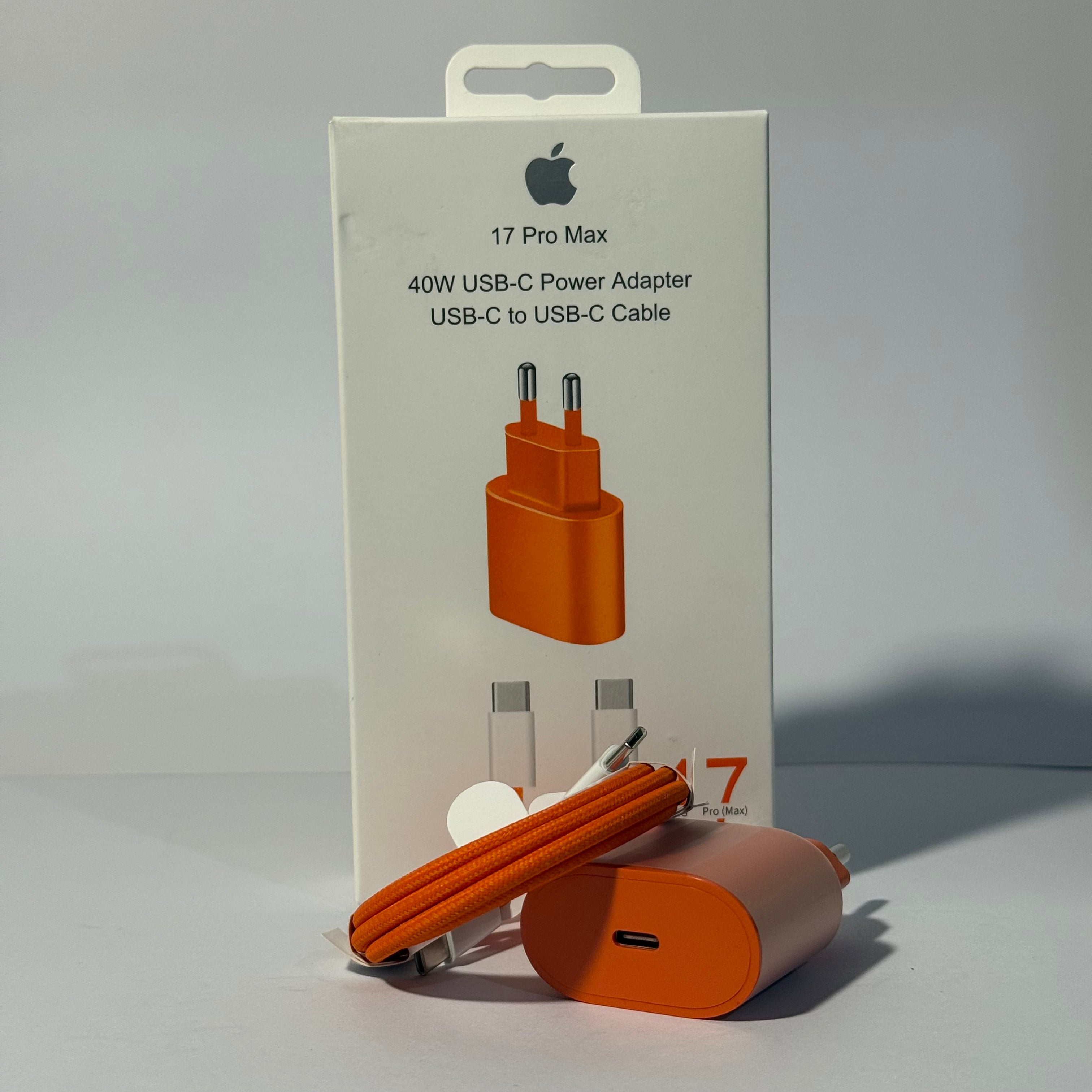 Kit de Carga Ultrarrápida 40W (Adaptador + Cable USB-C)